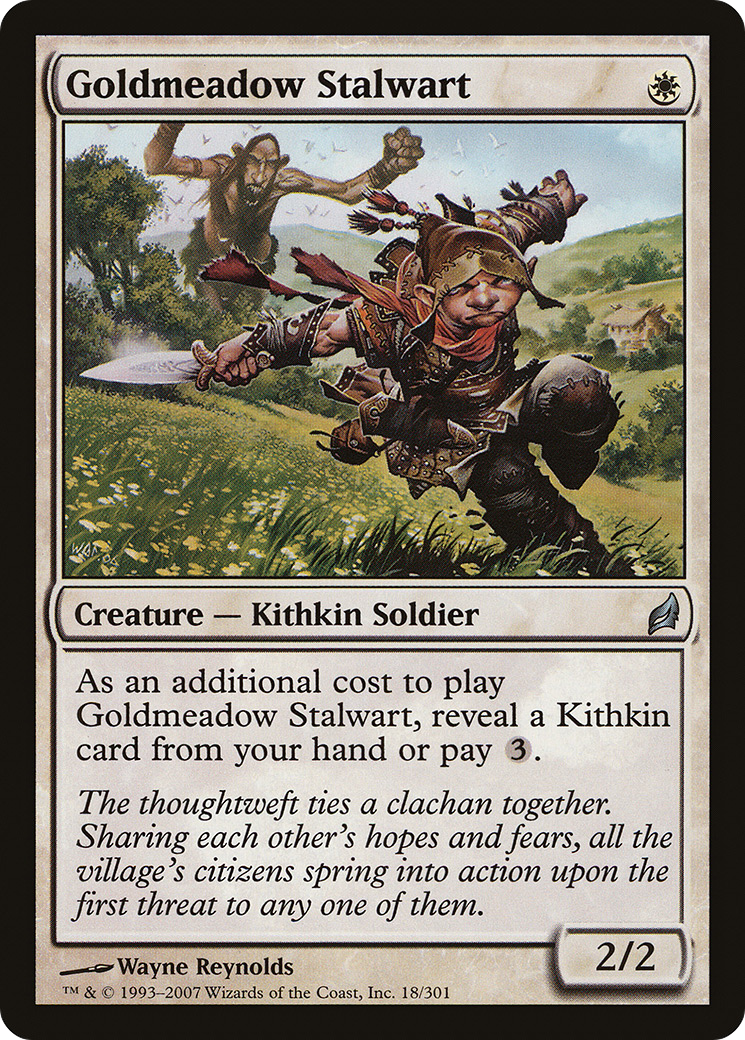 Goldmeadow Stalwart (018) Foil - Lorwyn
