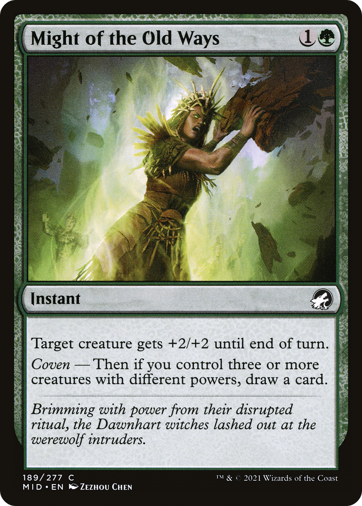 Might of the Old Ways (189) - Innistrad: Midnight Hunt