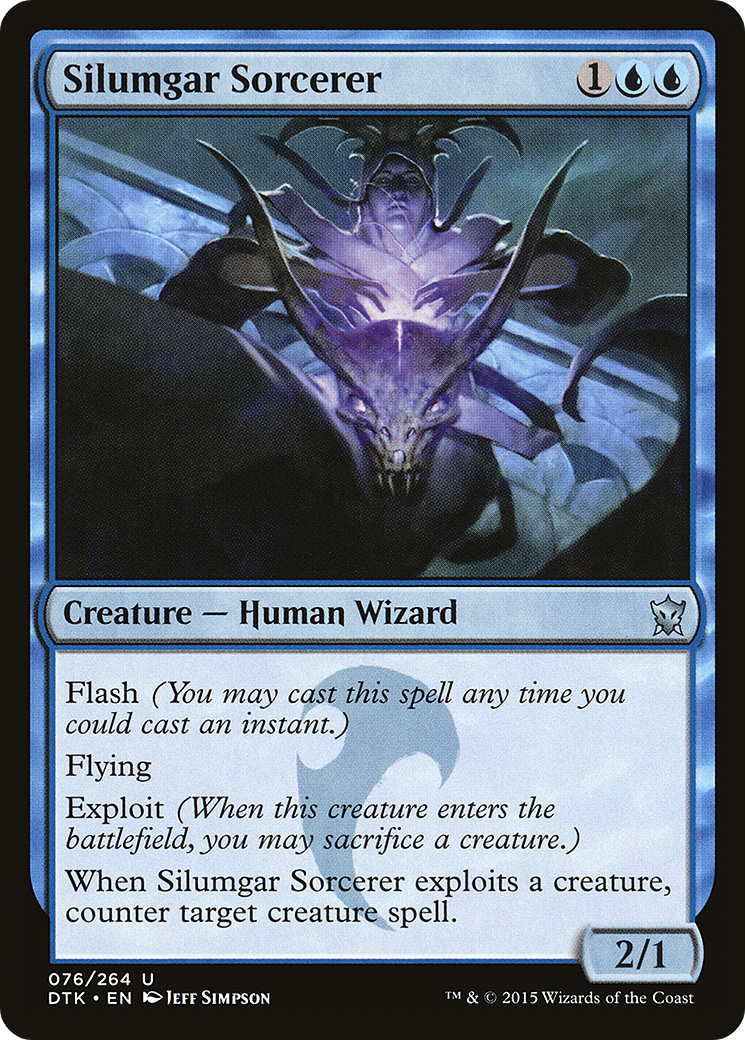 Silumgar Sorcerer (076) Foil - Dragons of Tarkir
