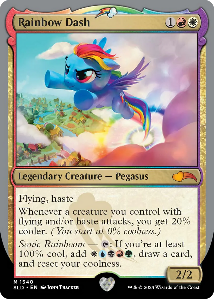 Rainbow Dash (1540) - Secret Lair Drop