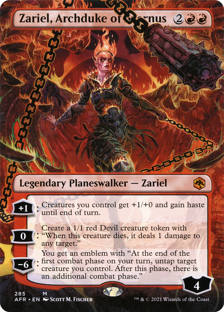 Zariel, Archduke of Avernus (Borderless) (285) - Adventures in the Forgotten Realms
