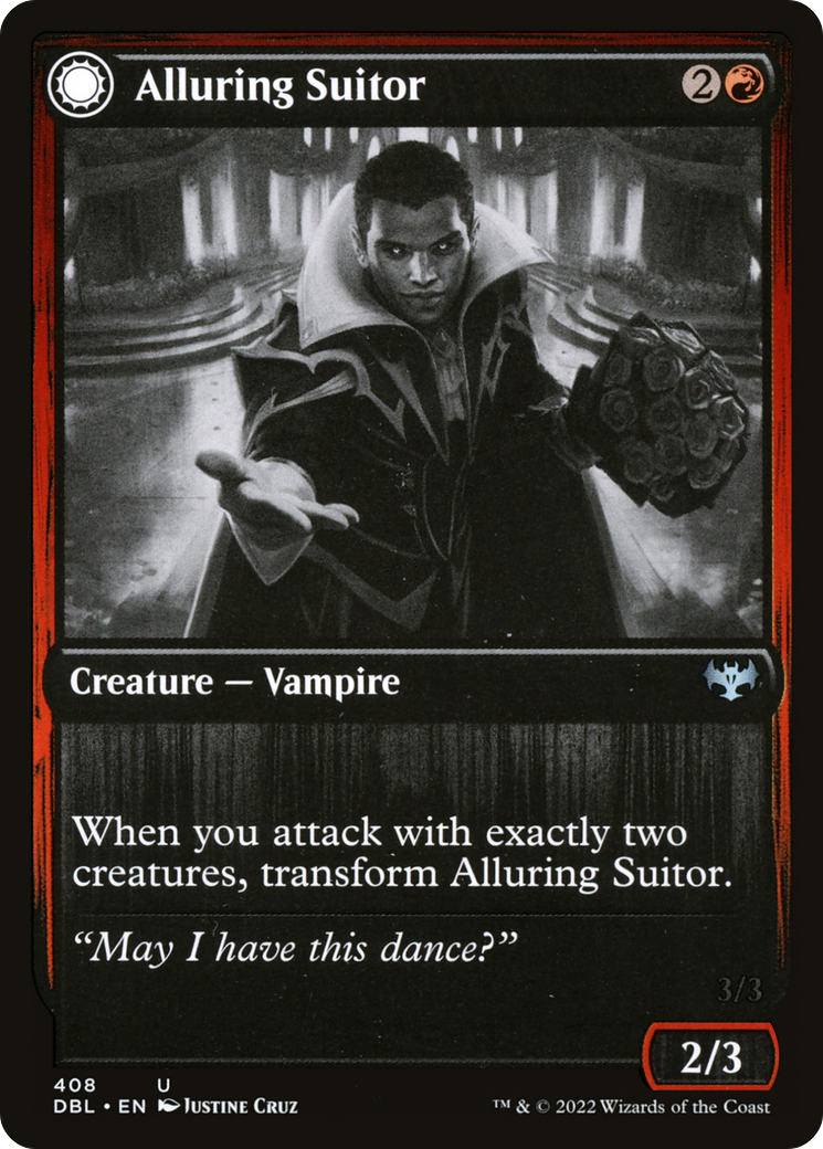Alluring Suitor // Deadly Dancer (408) Foil - Innistrad: Double Feature
