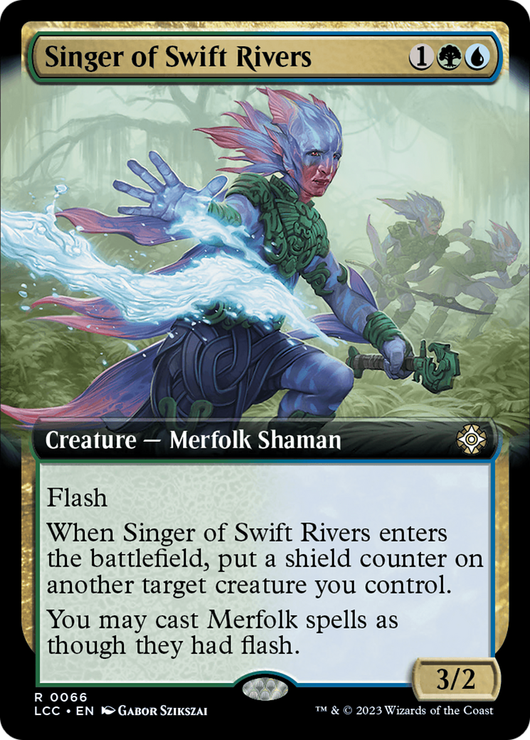Singer of Swift Rivers (Extended Art) (066) - The Lost Caverns of Ixalan Commander