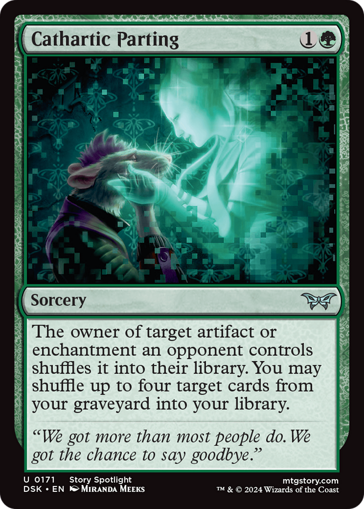Cathartic Parting (171) Foil - Duskmourn: House of Horror