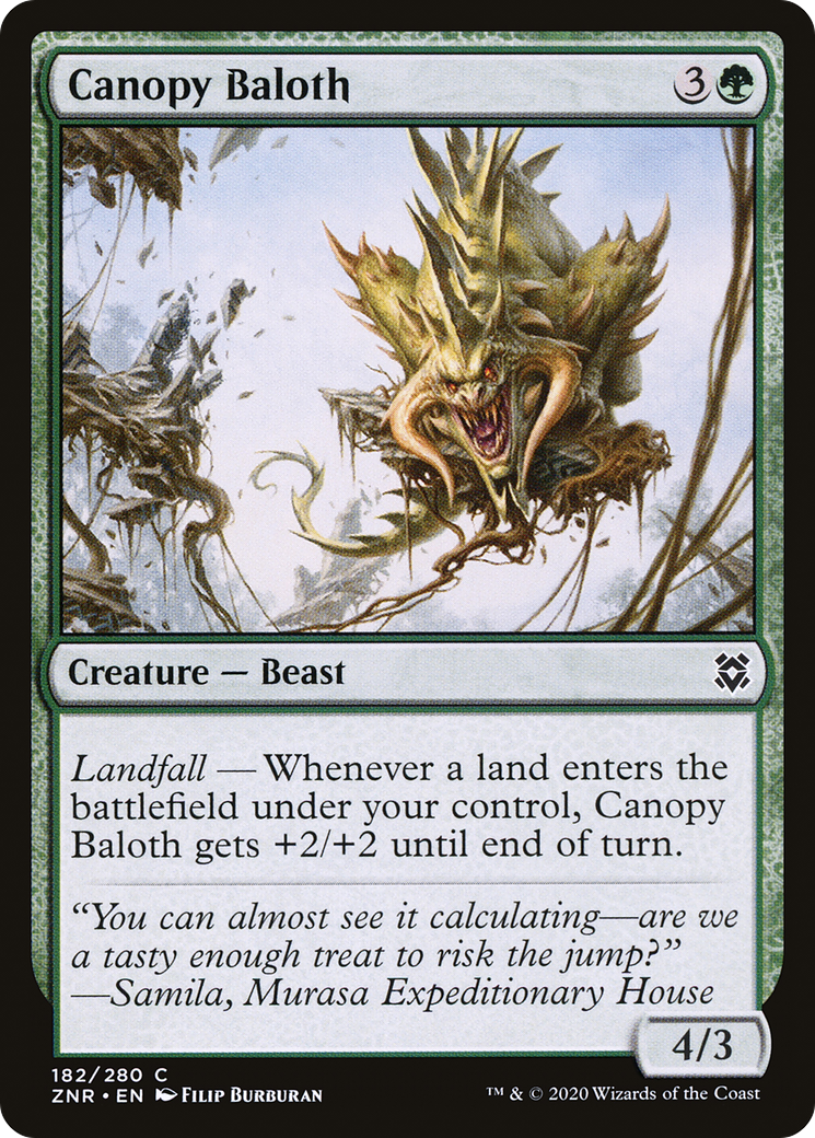 Canopy Baloth (182) - Zendikar Rising