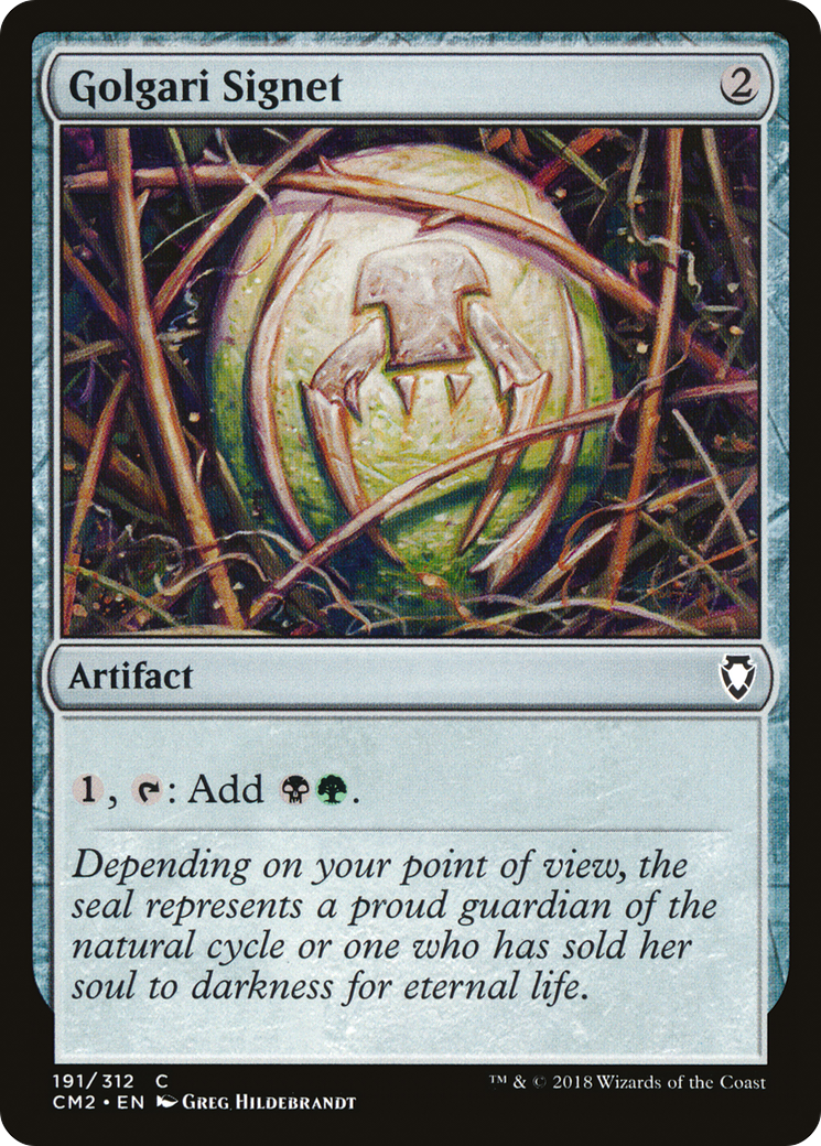 Golgari Signet (191) - Commander Anthology Volume II
