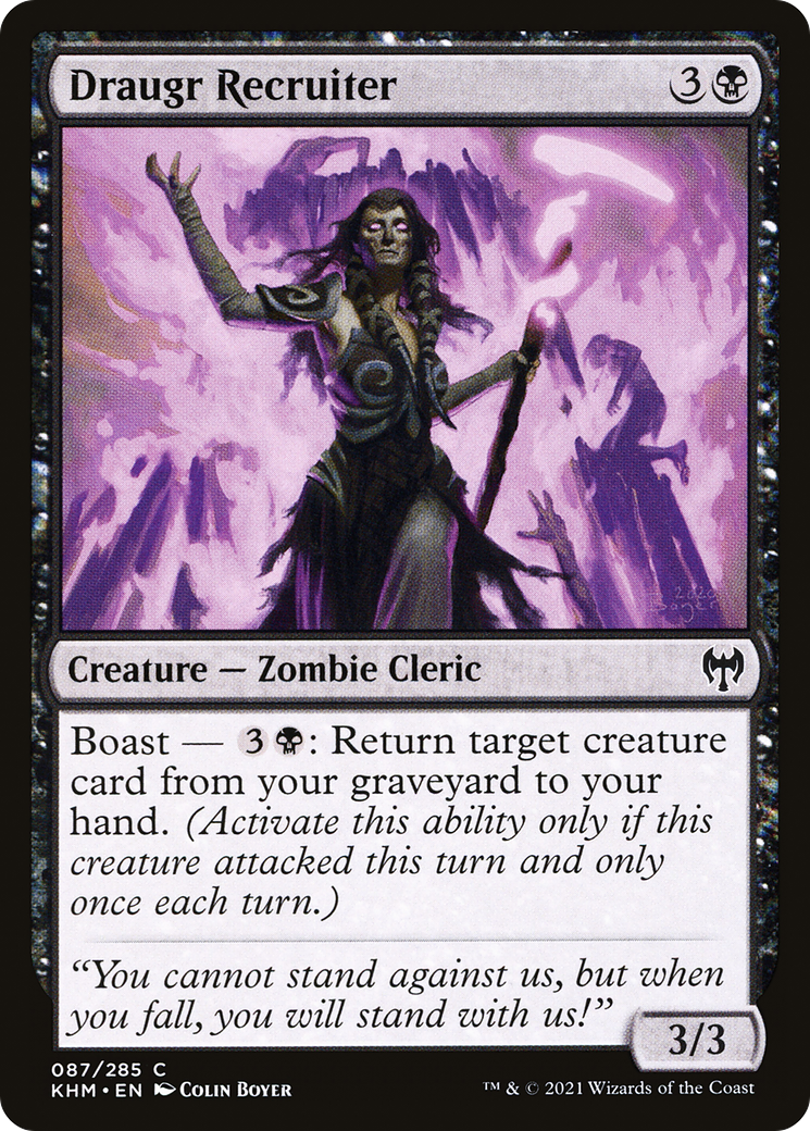 Draugr Recruiter (087) Foil - Kaldheim