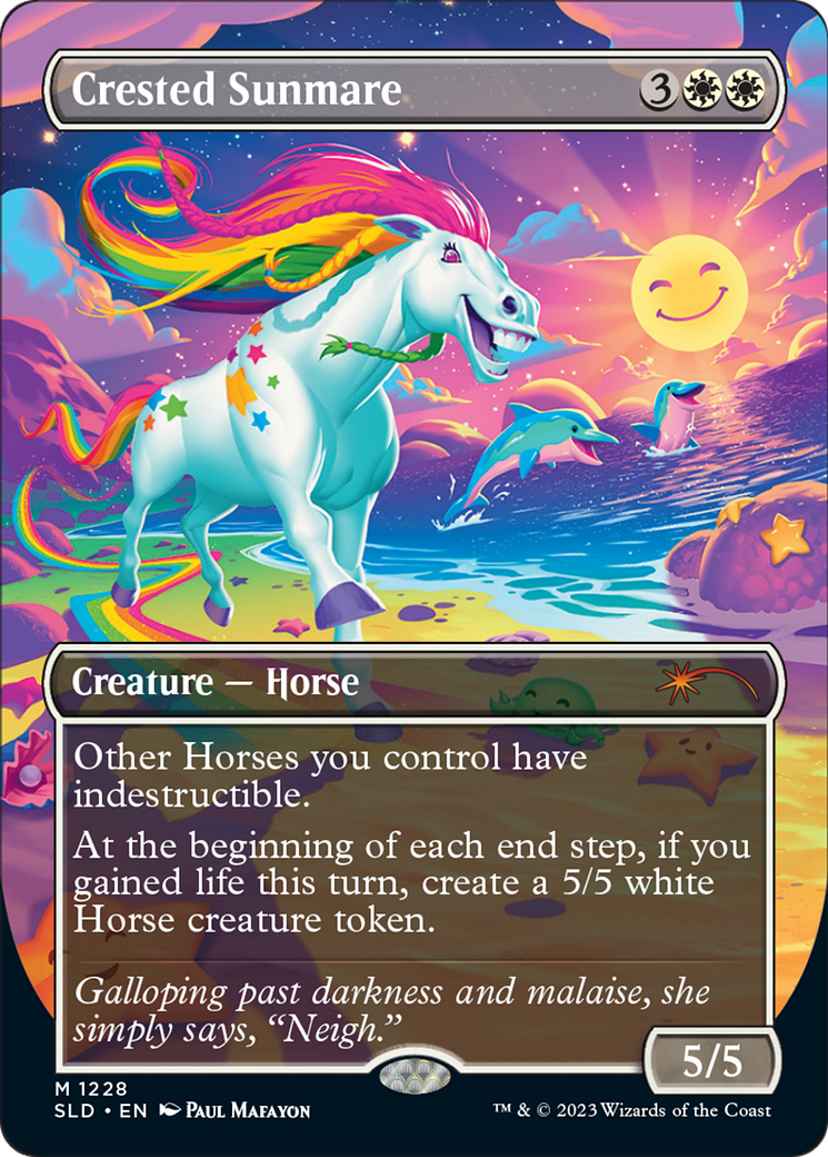 Crested Sunmare (1228) Foil - Secret Lair Drop