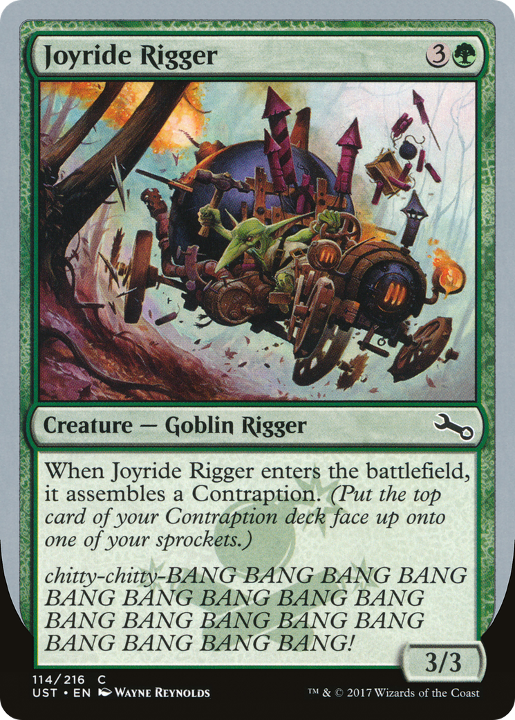 Joyride Rigger (114) Foil - Unstable