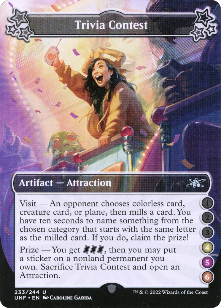Trivia Contest (4-5-6) (233) Foil - Unfinity