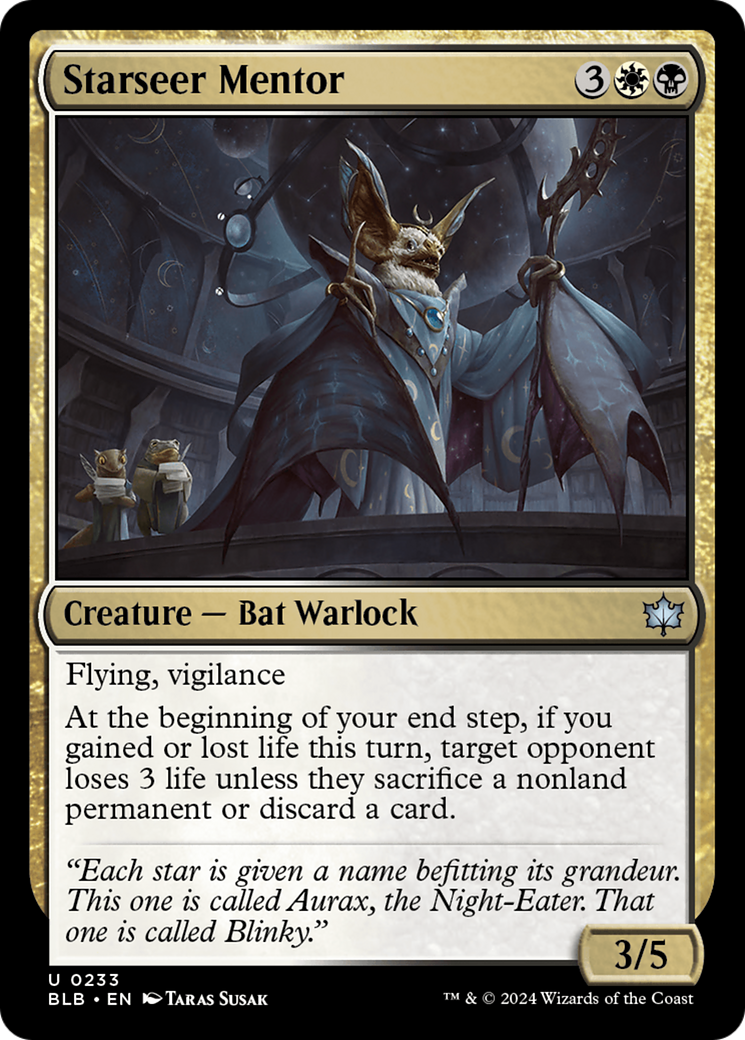 Starseer Mentor (233) Foil - Bloomburrow