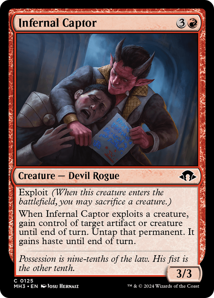 Infernal Captor (125) Foil - Modern Horizons 3