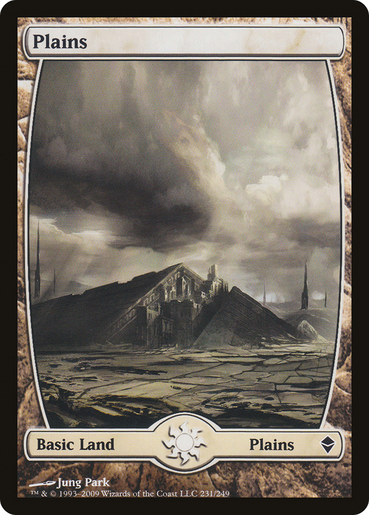 Plains – Full Art (231) Foil - Zendikar