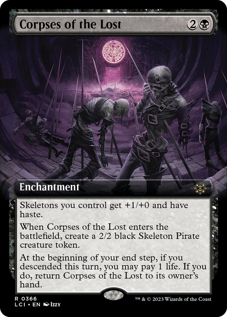 Corpses of the Lost (Extended Art) (366) - The Lost Caverns of Ixalan