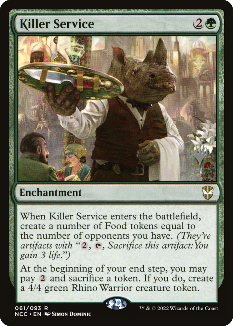 Killer Service (61p) Foil - New Capenna Commander Promos