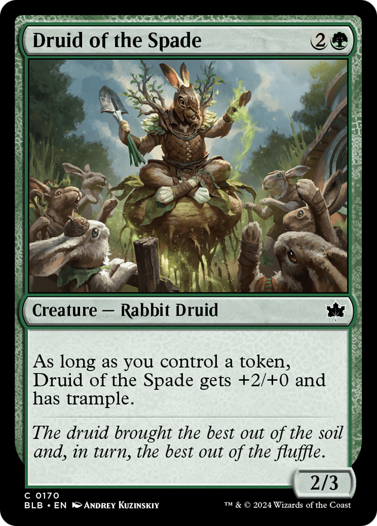 Druid of the Spade (170) Foil - Bloomburrow