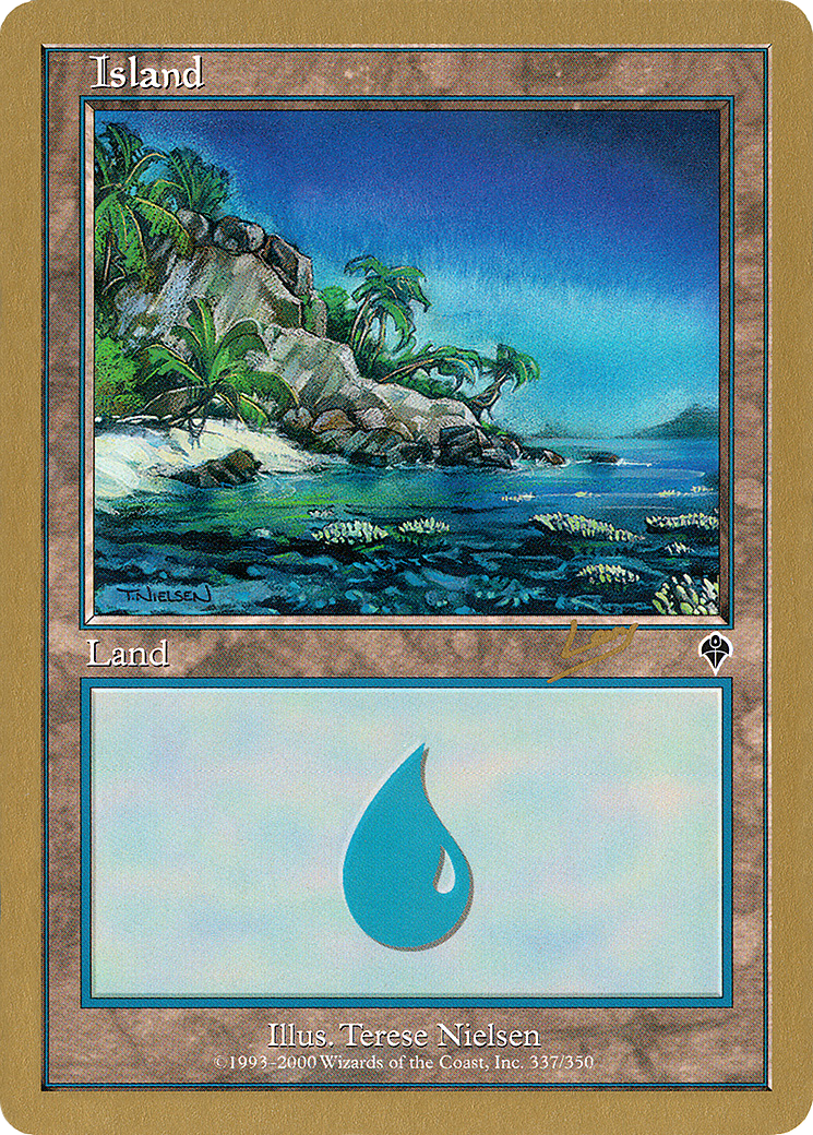 Island (337) - 2002 Raphael Levy (INV) (Retro) - World Championship Decks 2002