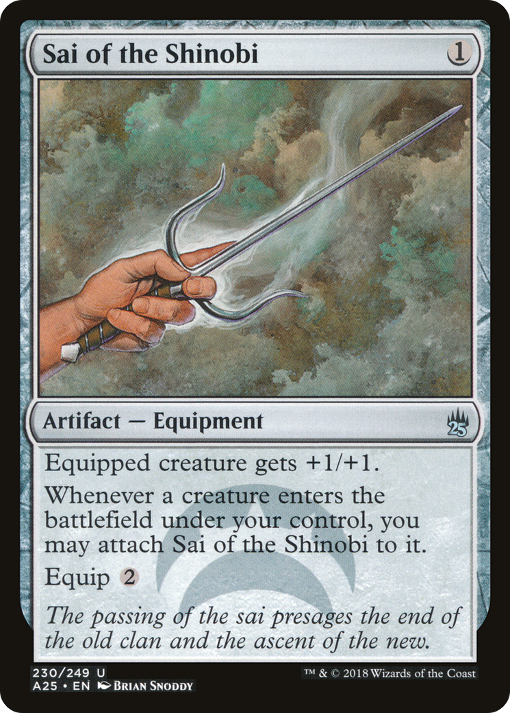 Sai of the Shinobi (230) - Masters 25