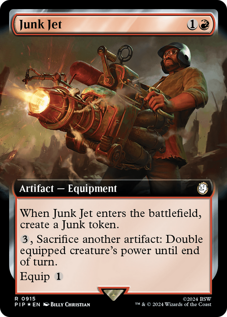 Junk Jet (Extended Art) (Surge Foil) (Extended Art) (915) Foil - Fallout