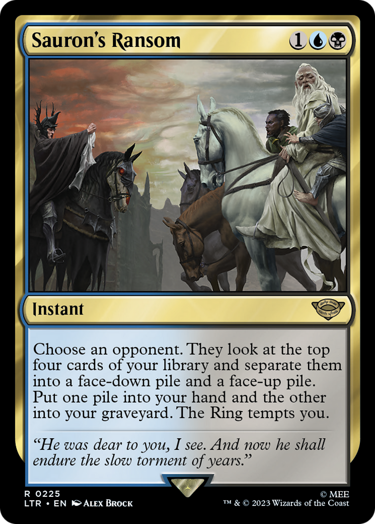 Sauron's Ransom (225) Foil - The Lord of the Rings: Tales of Middle-earth