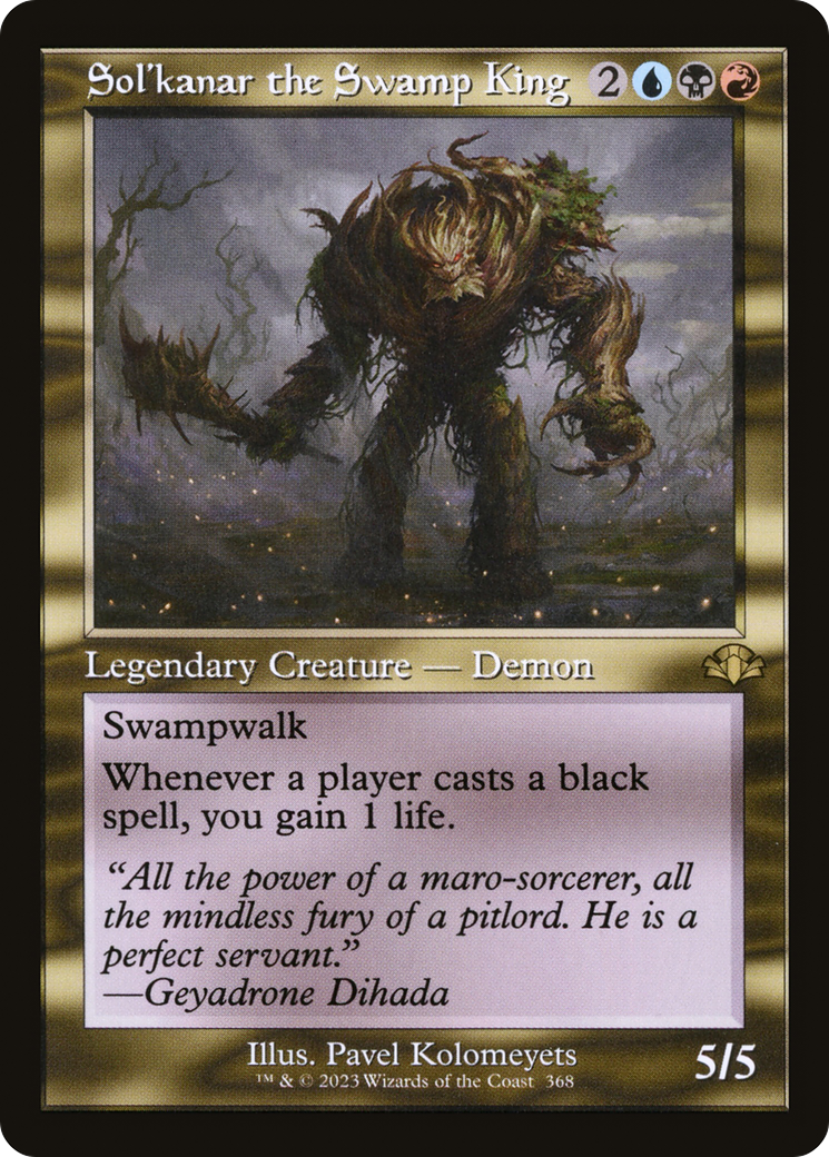 Sol'kanar the Swamp King (Retro) (368) - Dominaria Remastered