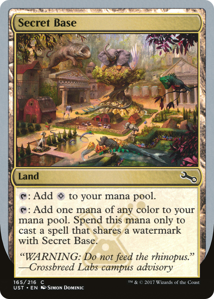 Secret Base (165e) Foil - Unstable