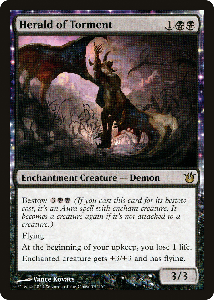 Herald of Torment (075) Foil - Born of the Gods