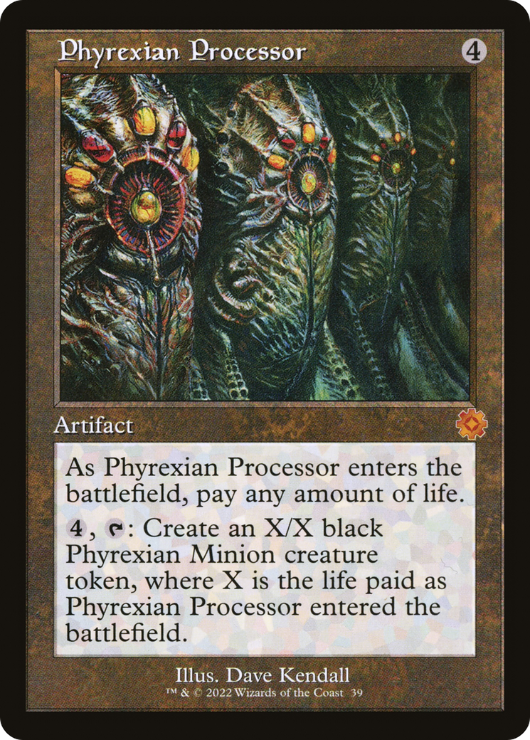 Phyrexian Processor (Retro) (039) Foil - The Brothers' War Retro Artifacts