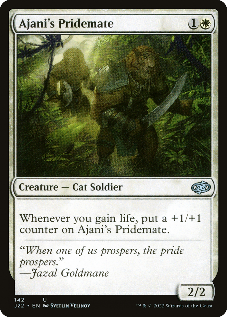 Ajani's Pridemate (142) - Jumpstart 2022