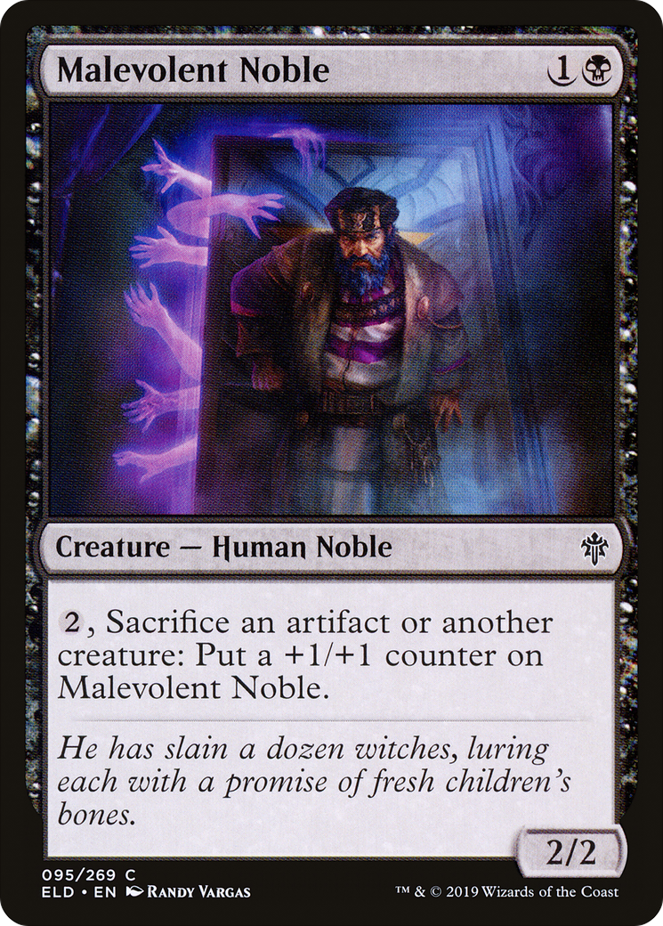 Malevolent Noble (095) - Throne of Eldraine