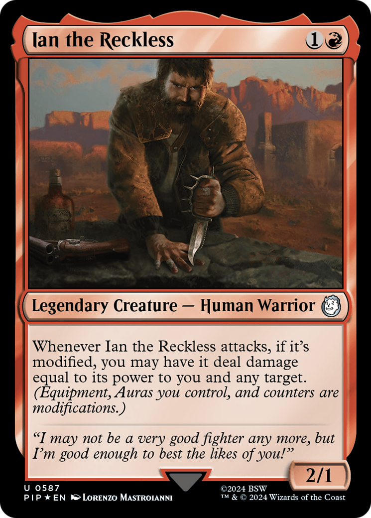Ian the Reckless (Surge Foil) (587) Foil - Fallout