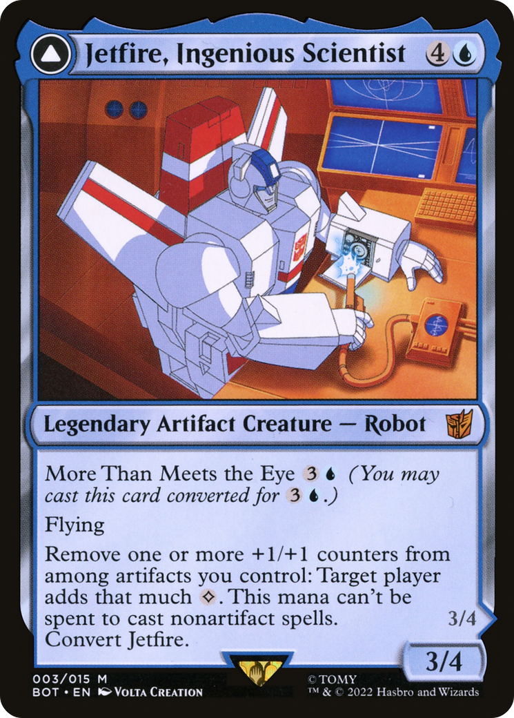Jetfire, Ingenious Scientist (003) - Transformers