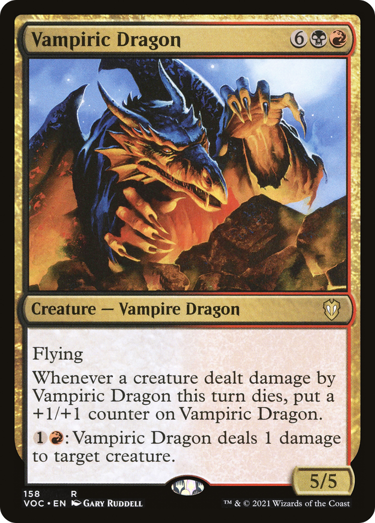 Vampiric Dragon (158) - Crimson Vow Commander