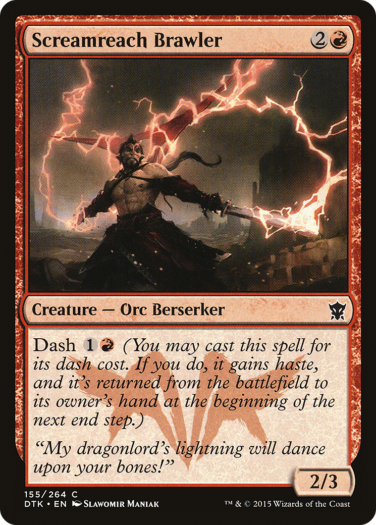 Screamreach Brawler (155) Foil - Dragons of Tarkir