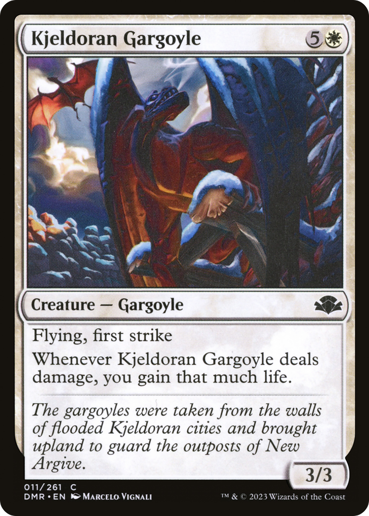 Kjeldoran Gargoyle (011) Foil - Dominaria Remastered