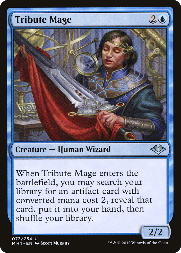 Tribute Mage (073) Foil - Modern Horizons