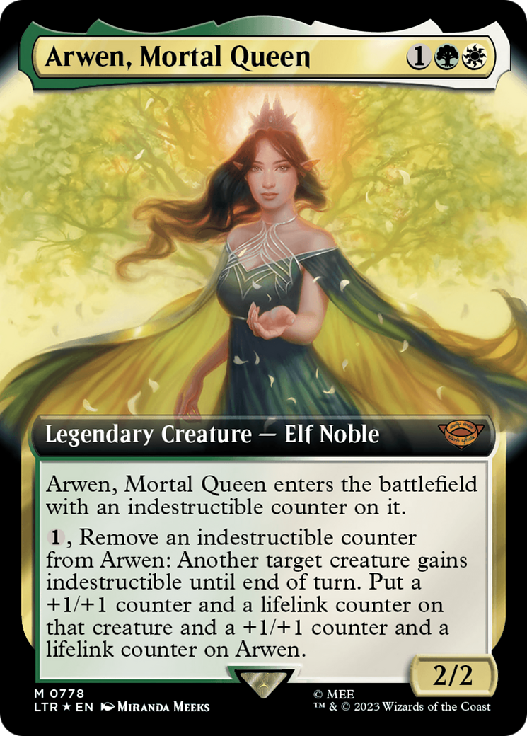 Arwen, Mortal Queen (Extended Art) (778) Foil - The Lord of the Rings: Tales of Middle-earth