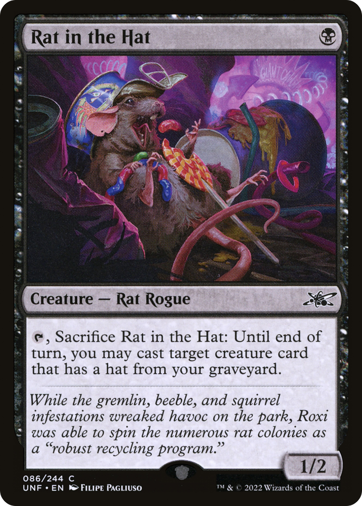 Rat in the Hat (086) Foil - Unfinity