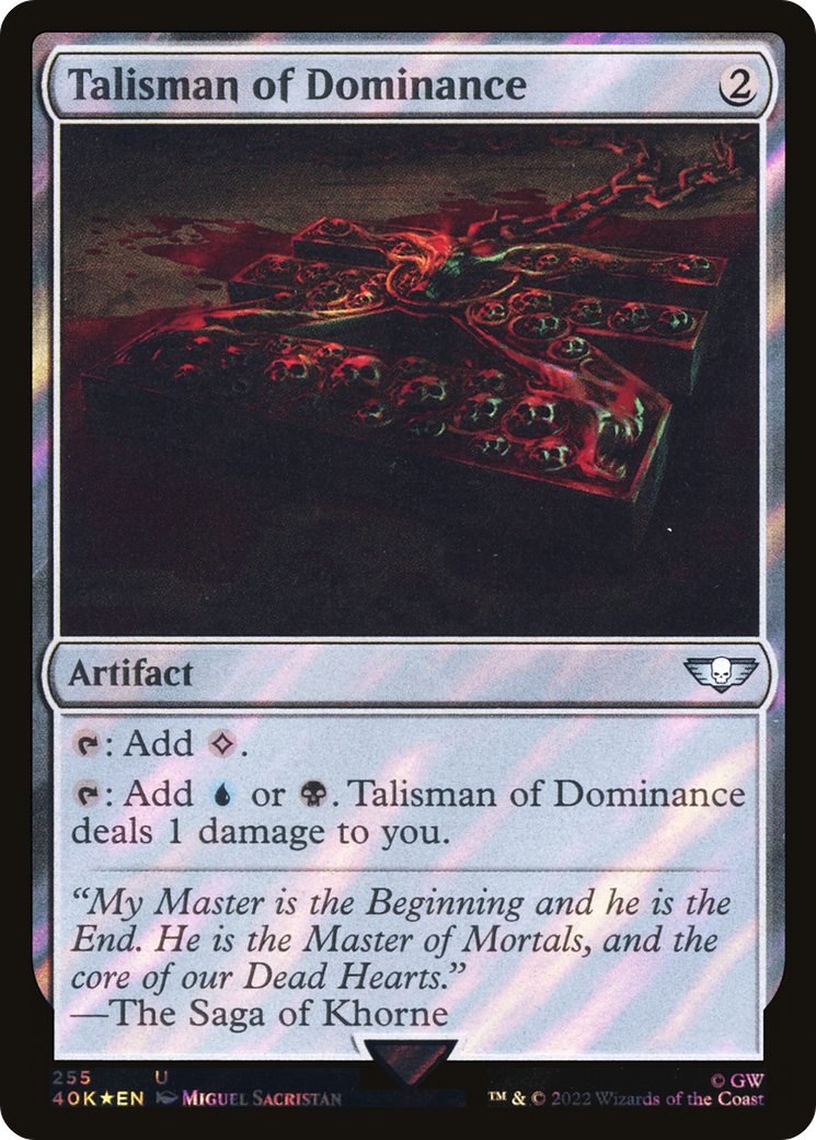 Talisman of Dominance (255) Surge Foil - Warhammer 40,000 Commander