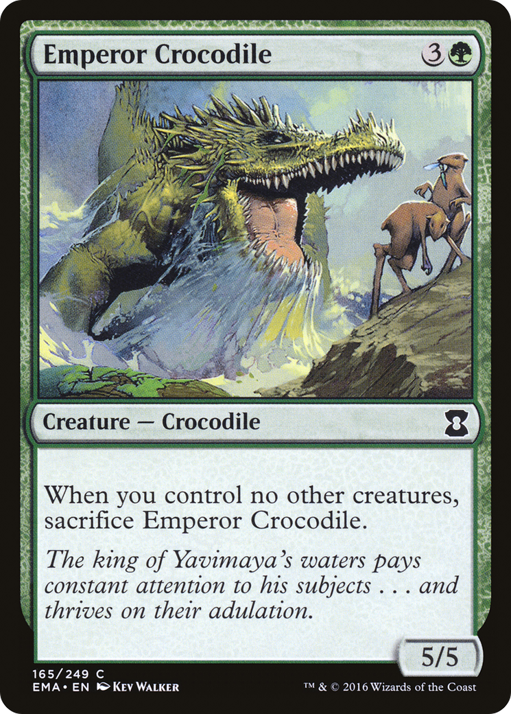 Emperor Crocodile (165) Foil - Eternal Masters