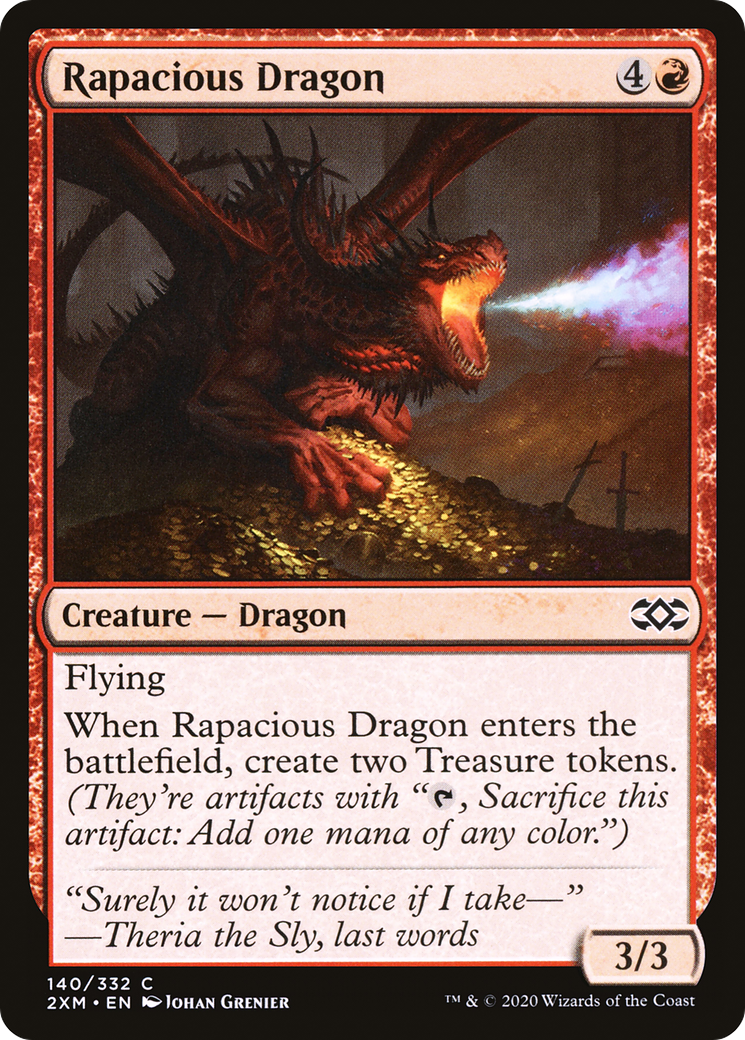 Rapacious Dragon (140) Foil - Double Masters