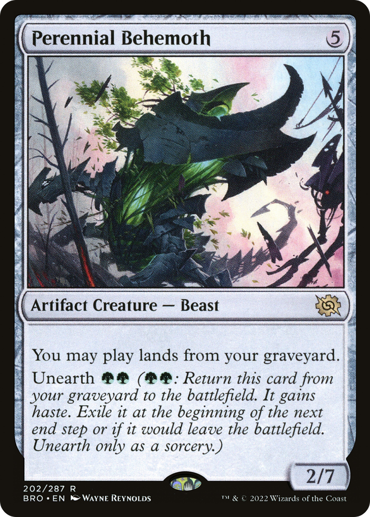 Perennial Behemoth (202) Foil - The Brothers' War