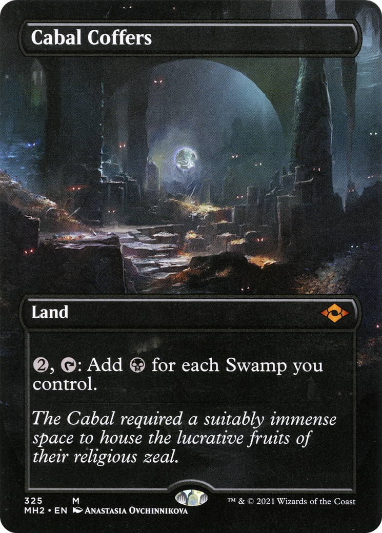 Cabal Coffers (Borderless) (325) Foil - Modern Horizons 2