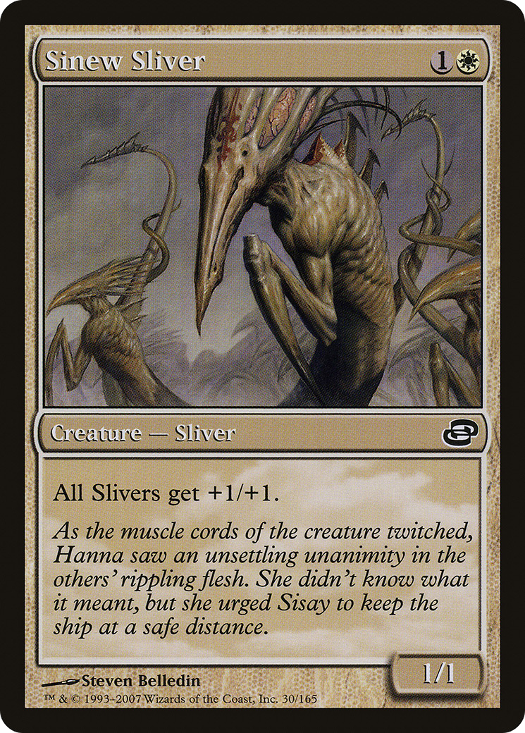 Sinew Sliver (030) Foil - Planar Chaos