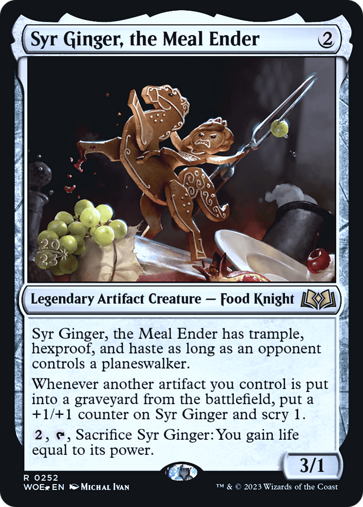 Syr Ginger, the Meal Ender (252) Foil - Wilds of Eldraine Promos