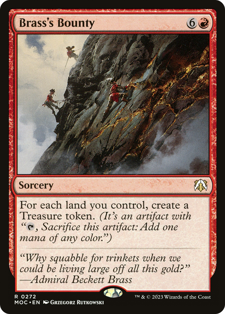 Brass's Bounty (272) - March of the Machine Commander