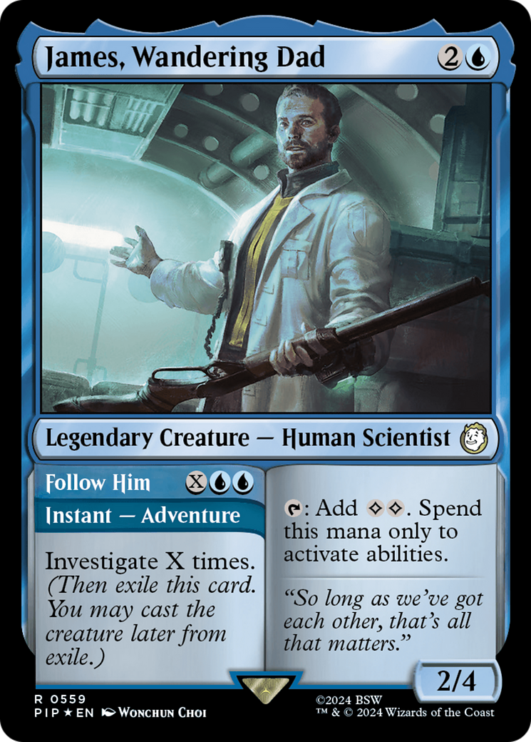 James, Wandering Dad (Surge Foil) (559) Foil - Fallout