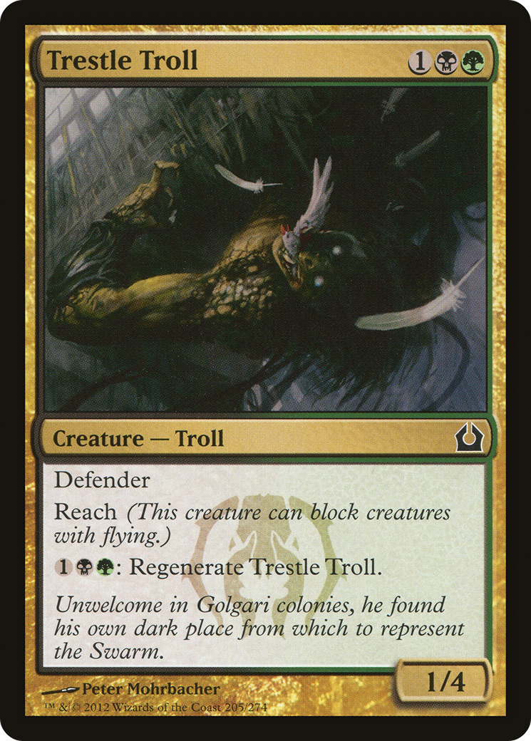 Trestle Troll (205) Foil - Return to Ravnica