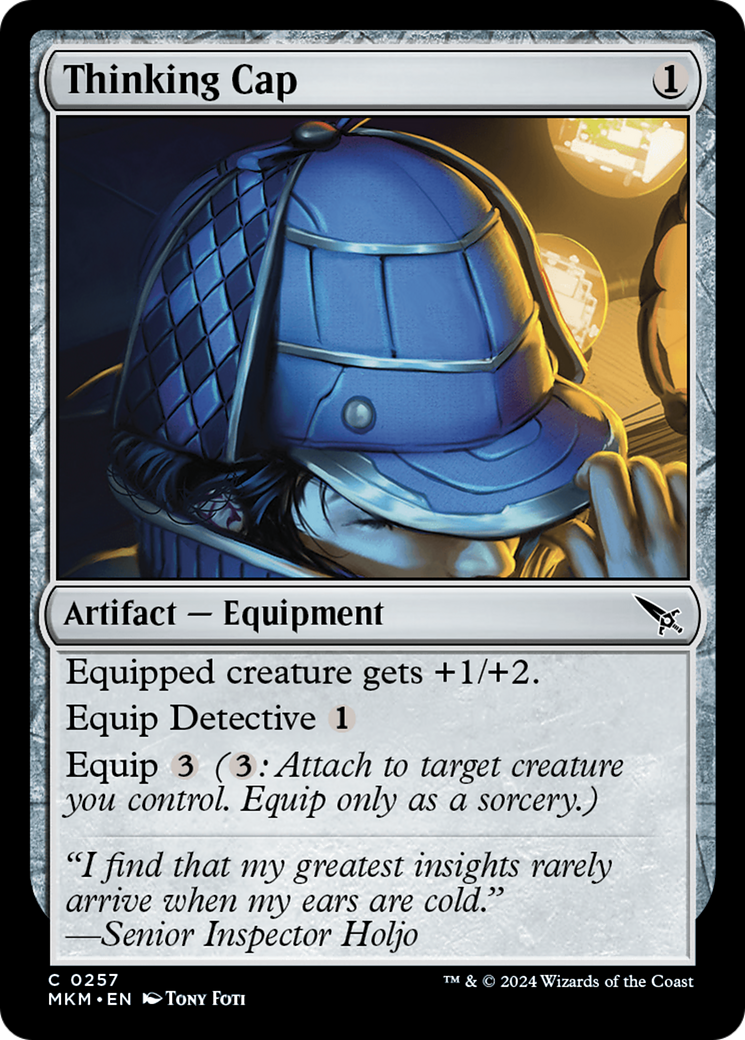 Thinking Cap (257) Foil - Murders at Karlov Manor