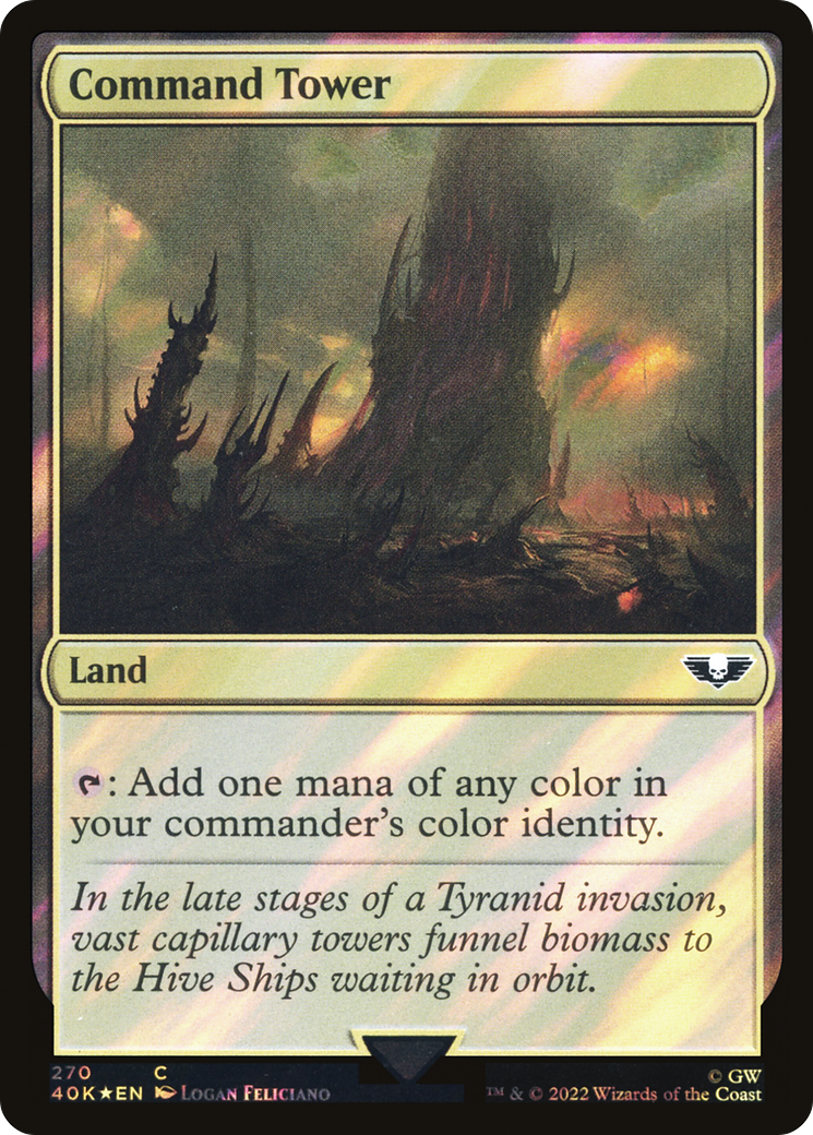 Command Tower (270) Surge Foil - Warhammer 40,000 Commander